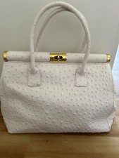 Tasche echtleder straußenprä gebraucht kaufen  Hanau