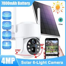 Câmera de segurança iCSee 7800mAh energia solar WiFi 4MP PTZ AI visão noturna câmera de vídeo, usado comprar usado  Enviando para Brazil