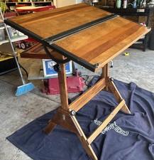 Vintage oak drafting for sale  Livonia