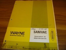 Wayne sanivac vacuum for sale  Dubuque