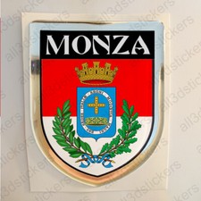 Adesivi Monza Italia Scudetto 3D Emblema Stemma Resinato Adesivo Resinati comprar usado  Enviando para Brazil