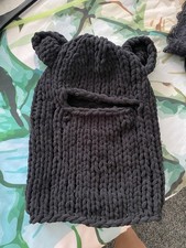 Chunky knit black for sale  BENFLEET
