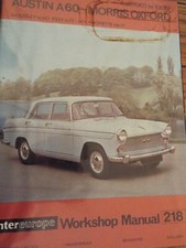 Workshop manual 218 for sale  BRIDGEND