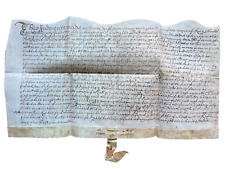 1666 vellum indenture for sale  REDHILL