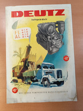 Deutz FL AL LKW Zugmaschine Prospekt Traktor tractor brochure M3 comprar usado  Enviando para Brazil