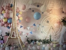Kate Backdrop 10 pés x 6,5 pés - Crianças viajam ao redor do mundo/Paris/Cake Smash comprar usado Kate Backdrop 10 pés x 6,5 pés - Crianças viajam ao redor do mundo/Paris/Cake Smash comprar usado  Enviando para Brazil