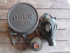 Usado, AUER LUFTSCHUTZ GASMASKE RL1-38 / 3 mascara de gas Civil Air Defense comprar usado  Enviando para Brazil