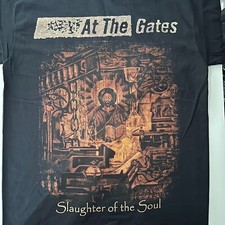 Camiseta At the Gates Slaughter of the Soul 2022 Tour M banda de death metal melódico comprar usado  Enviando para Brazil