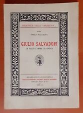 Giulio salvadori vita usato  Milano