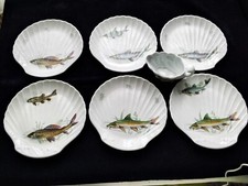 Assiettes poisson saucière d'occasion  Rivery
