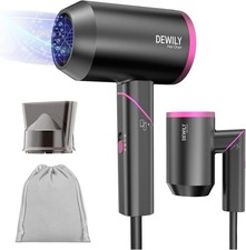 DEWILY Secador Pelo Viaje Profesional Potente, Secador de Pelo Ionico 1800W, 3 T, usado comprar usado  Enviando para Brazil