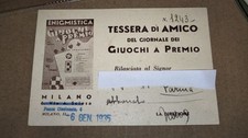 Enigmistica tessera amico usato  Guastalla
