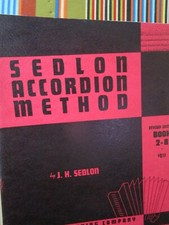 LIVRO DE CURSO MÉTODO ACORDEÃO SEDLON 2-B POR J.H. LIVRO DE MÚSICA ACORDEÃO SEDLON novo comprar usado  Enviando para Brazil