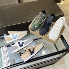 Veja Unissex Rio Branco Color Blocking Low Top Sapatos Esportivos Sapatilhas Casuais comprar usado  Enviando para Brazil