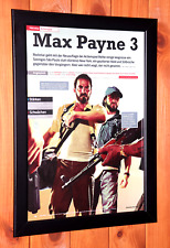 Max Payne 3 PS3 Xbox 360 Antigo Raro Promo Pequeno Pôster/Página de Anúncio Emoldurada. comprar usado  Enviando para Brazil