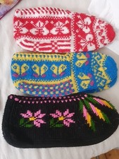 Hauspuschen socken gestrickt gebraucht kaufen  Minden