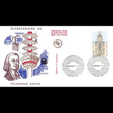 Fdc télégraphe chappe d'occasion  Crécy-la-Chapelle