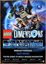 Lego Dimensions RARO PS4 XBOX ONE 59cm x 84cm pôster promocional #2 comprar usado  Enviando para Brazil