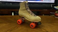 Botas Riedell Sure-Grip Super X 7R patins de couro camurça vintage tamanho 9 comprar usado  Enviando para Brazil
