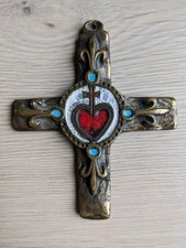Crucifix sacré cœur d'occasion  Lillebonne