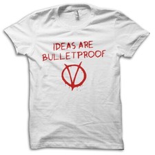 Camiseta Ideas Are Bulletproof Hacker Vendetta Movie Parody M5790 comprar usado  Enviando para Brazil