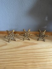 Vintage brass snowflake for sale  Loves Park
