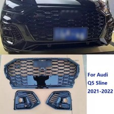 Grelha de para-choque dianteiro para Audi Q5 2021-2024 grelha de favo de mel e acabamento de tampa de farol de neblina, usado comprar usado  Enviando para Brazil