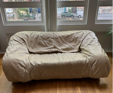Beige postmodern leather for sale  LONDON