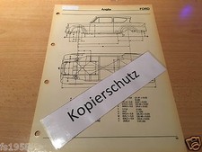 Ford anglia maßplan gebraucht kaufen  Freising