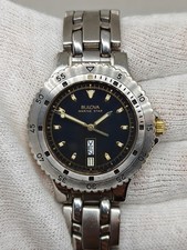 Usado, orologio Bulova Marine Star vintage, 39mm, quarzo Swiss made, in acciaio inox comprar usado  Enviando para Brazil