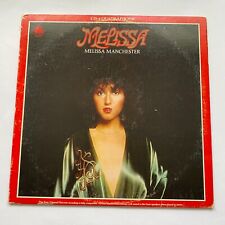 Melissa Vinyl LP Manchester Melissa Quadraphonic Record Lyric Sleeve 1975 Arista comprar usado  Enviando para Brazil
