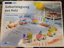 Geburtstagszug holz gebraucht kaufen  Puchheim