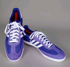 Tênis Adidas Samba futebol indoor camurça roxa masculino EUA tamanho 13 raro! 2009 comprar usado  Enviando para Brazil