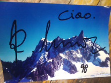 Autografi messner fotografia usato  Torino