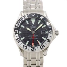 Relógio masculino OMEGA Seamaster 300 GMT 2234 50 data automática mostrador preto 90271476 comprar usado  Enviando para Brazil