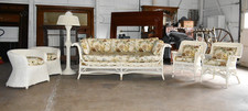Vintage white wicker for sale  Scranton