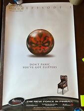 Pôster de pinball Williams Star Wars episódio 1 - 22" x 34" pinball 2000 comprar usado Pôster de pinball Williams Star Wars episódio 1 - 22" x 34" pinball 2000 comprar usado  Enviando para Brazil