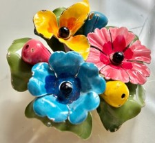 Vintage flower brooch for sale  Manchester