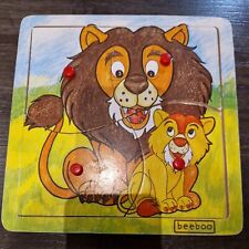 Holzpuzzle löwe baby gebraucht kaufen  Torgau