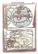 Mappa del planisphere usato  Reggio Emilia