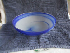 Glas bstschale blau gebraucht kaufen  Hattersheim
