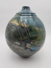 Raku pottery large for sale  Princeton