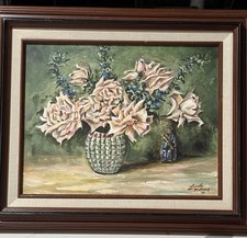 Oil canvas roses for sale  Sikeston