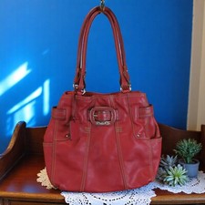Vintage leather red for sale  EASTBOURNE