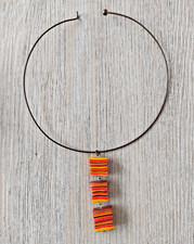 Collier fantaisie coloré d'occasion  Witry-lès-Reims