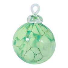 Murano Cristal Bola Navidad Decoración Bola Verde 10cm comprar usado  Enviando para Brazil