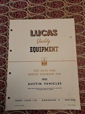 Original lucas test for sale  LLANGOLLEN