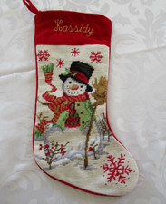 Vintage needlepoint christmas for sale  Goodyear