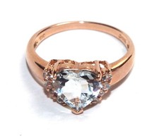 Magnificent heart aquamarine for sale  Tucson