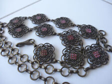 Ceinture métal strass d'occasion  Nice-